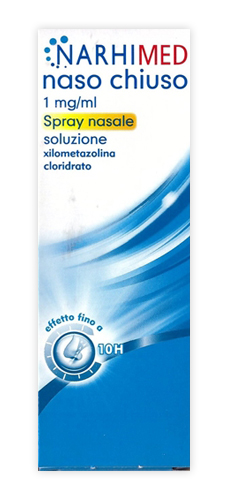 Rinaadvance 1 mg/ml spray nasale soluzione con nebulizzazione attivata verticalmente 1 flacone da 10 ml