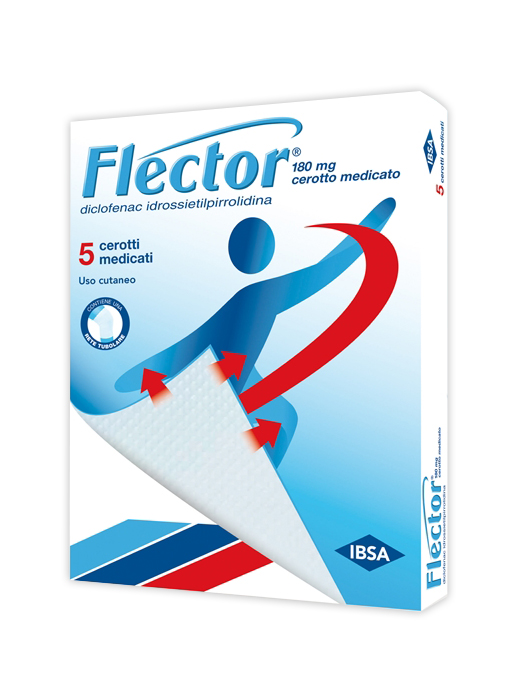 Flector 180 mg cerotto medicato - 5 cerotti medicati