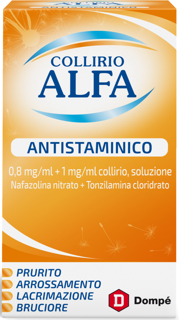 Collirio alfa antistaminico 0,8 mg/ml + 1 mg/ml collirio, soluzione - flacone 10 ml