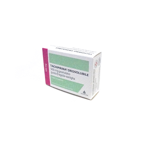 Tachipirina orosolubile 500 mg granulato gusto fragola e vaniglia - 12 bustine in al