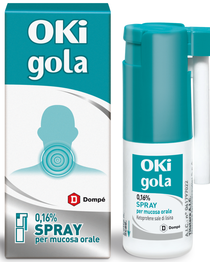 Oki gola 0,16% spray per mucosa orale - flacone da 15 ml