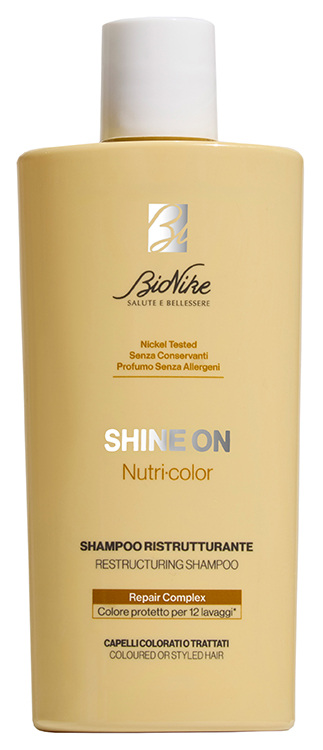 Bionike shine on nutri-color shampoo ristrutturante 200 ml
