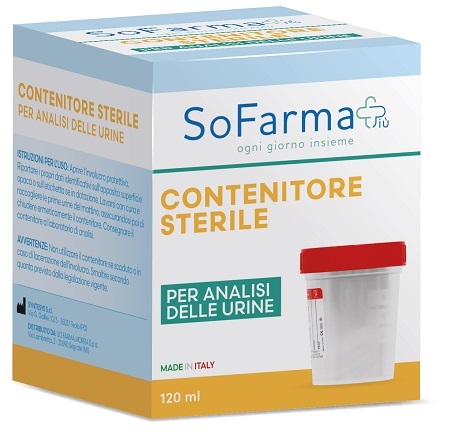 Contenitore urina in polipropilene da 120 ml sofarmapiu
