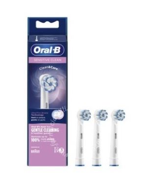 Oralb power refill eb60-3 sensitive clean 3 pezzi