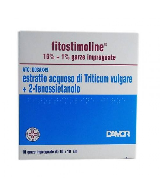 Fitostimoline 15% garze impregnate - 10 garze