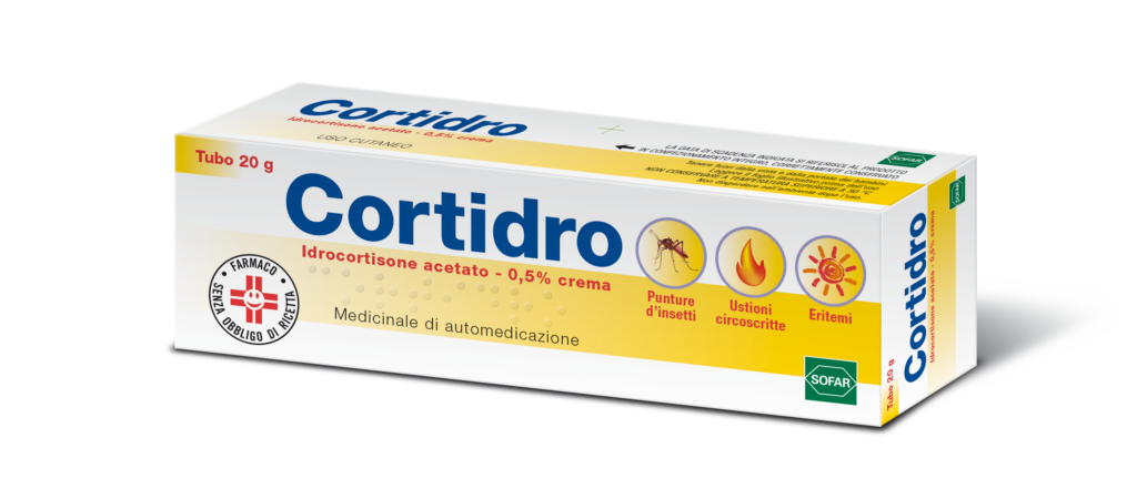 Cortidro 0,5% crema - tubo 20 g