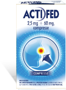 Actifed 2,5 mg + 60 mg compresse - 12 compresse