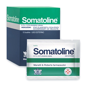 Somatoline 0,1% + 0,3% emulsione cutanea - 15 bustine