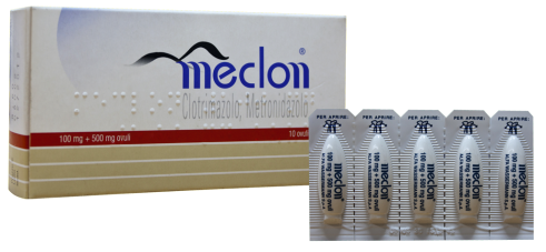 Meclon 100 mg + 500 mg ovuli - 10 ovuli