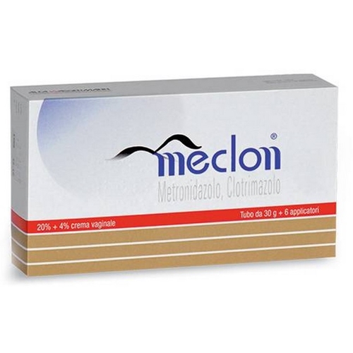 Meclon 20% + 4% crema vaginale - tubo 30 g + 6 applicatori