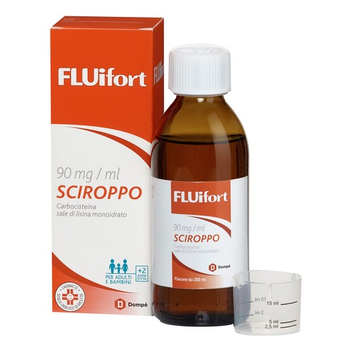 Fluifort 90 mg/ml sciroppo - flacone 200 ml