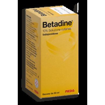 Betadine 10% soluzione cutanea - 1 flacone 50 ml