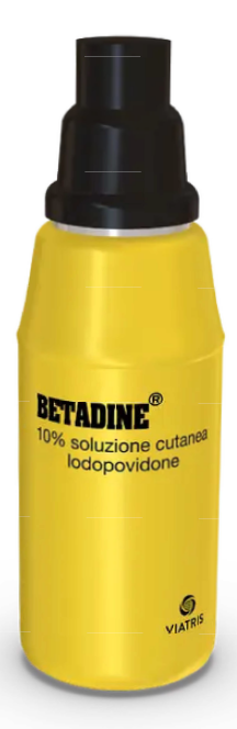 Betadine 10% soluzione cutanea 1 flacone in hdpe da 120 ml