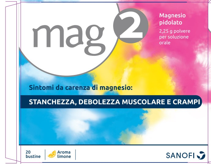 Mag 2 2,25 g polvere per soluzione orale - 20 bustine