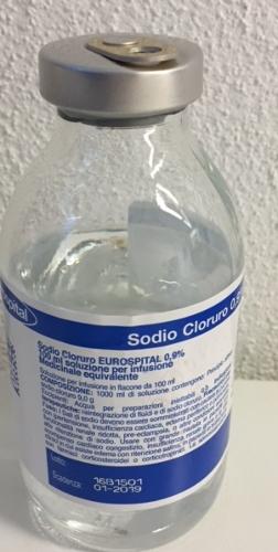 Sodio cloruro eurospital 0,9% soluzione per infusione - flacone 100 ml