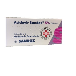 Aciclovir sandoz 5% crema - tubo da 3 g