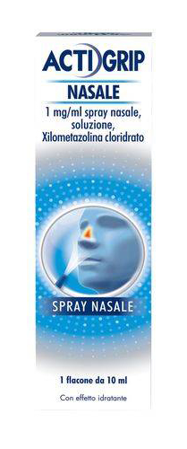 Actifed decongestionante 1 mg/ml spray nasale, soluzione - 1 flacone hdpe da 10 ml