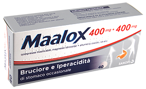 400 mg + 400 mg compresse masticabili 40 compresse