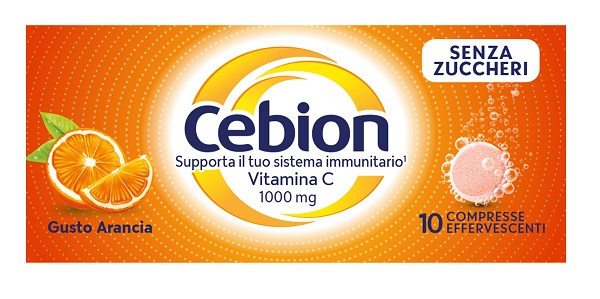 Cebion effervescente vit c senza zucchero 10 compresse