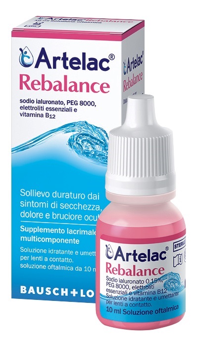 Artelac rebalance gocce oculari multidose senza conservanti 10 ml