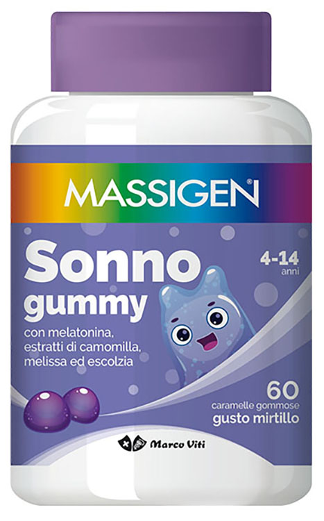 Massigen sonno gummy 60 caramelle