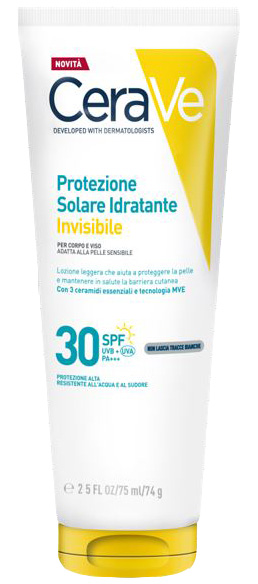 Cerave protezione solare idratante invisibile spf30 75 ml