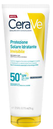 Cerave protezione solare idratante invisibile spf50+ 75 ml
