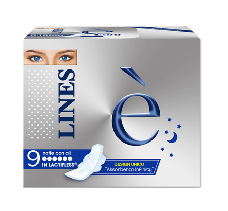 Lines e - notte assorbenti 9+2 pezzi
