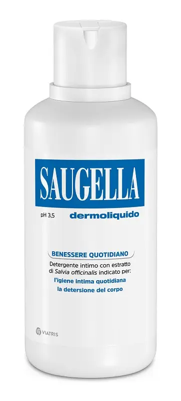 Saugella dermoliquido ph 3,5 detergente intimo benessere quotidiano 500 ml