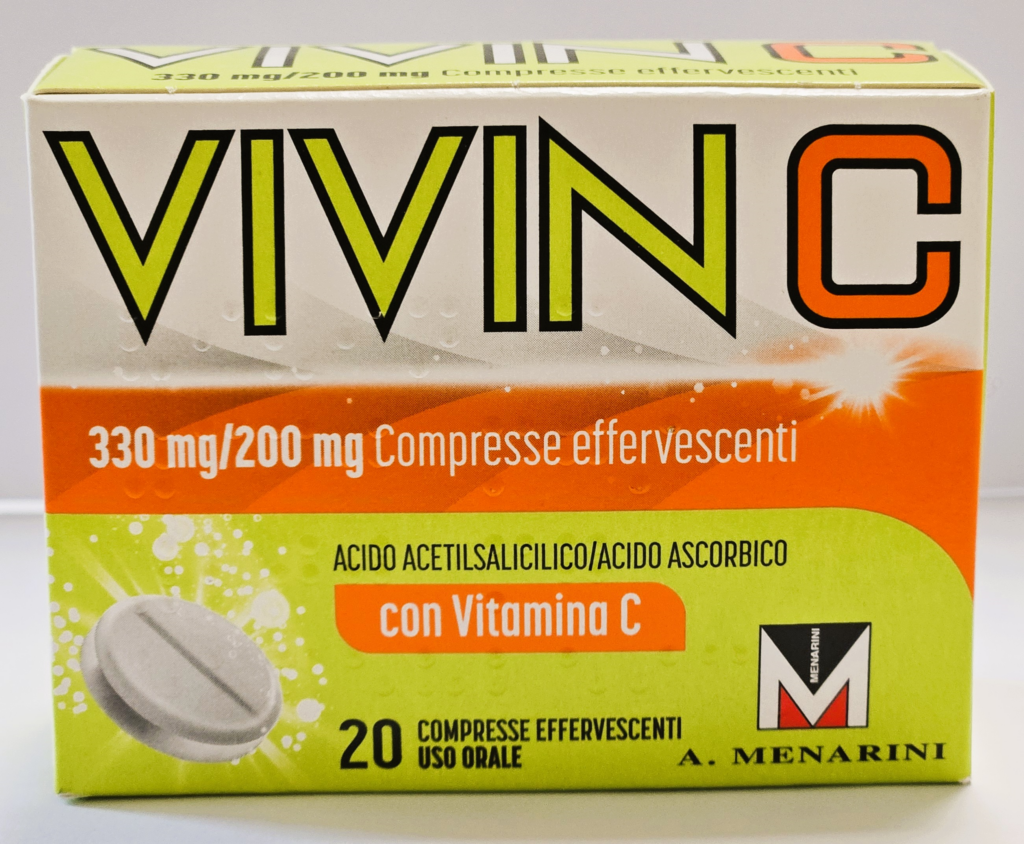 Vivin c 330 mg + 200 mg compresse effervescenti - 20 compresse