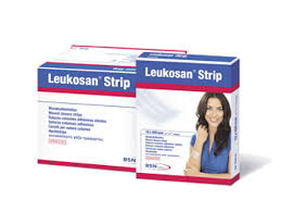 Cerotto per sutura leukosan strip 3x75 mm 2 buste x 5 cerotti