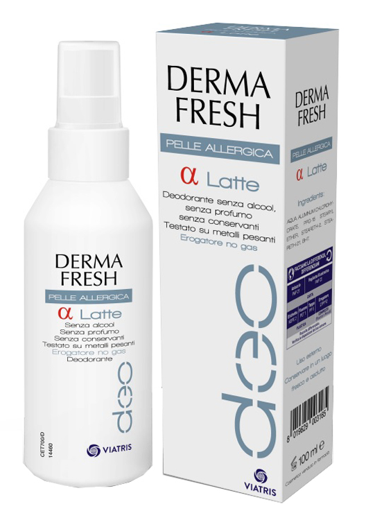 Dermafresh pelli allergiche alfa latte 100 ml