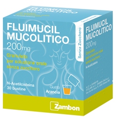 200 mg granulato per soluzione orale senza zucchero 30 bustine