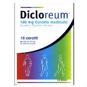Dicloreum antinfiammatorio locale 180 mg cerotto medicato, 10 cerotti