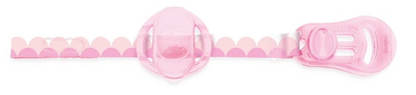 Chicco clip salvasucchietto rosa 1 pezzo