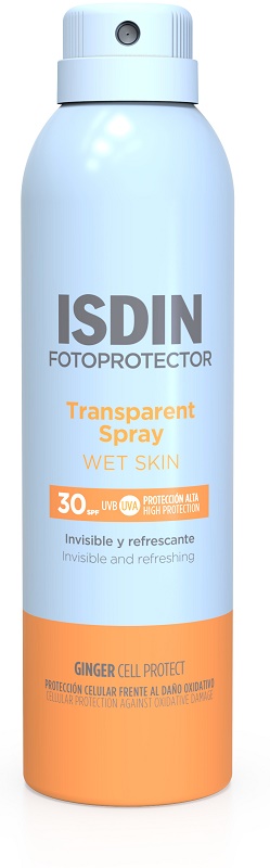 Transparent spray wet skin spf30 250 ml
